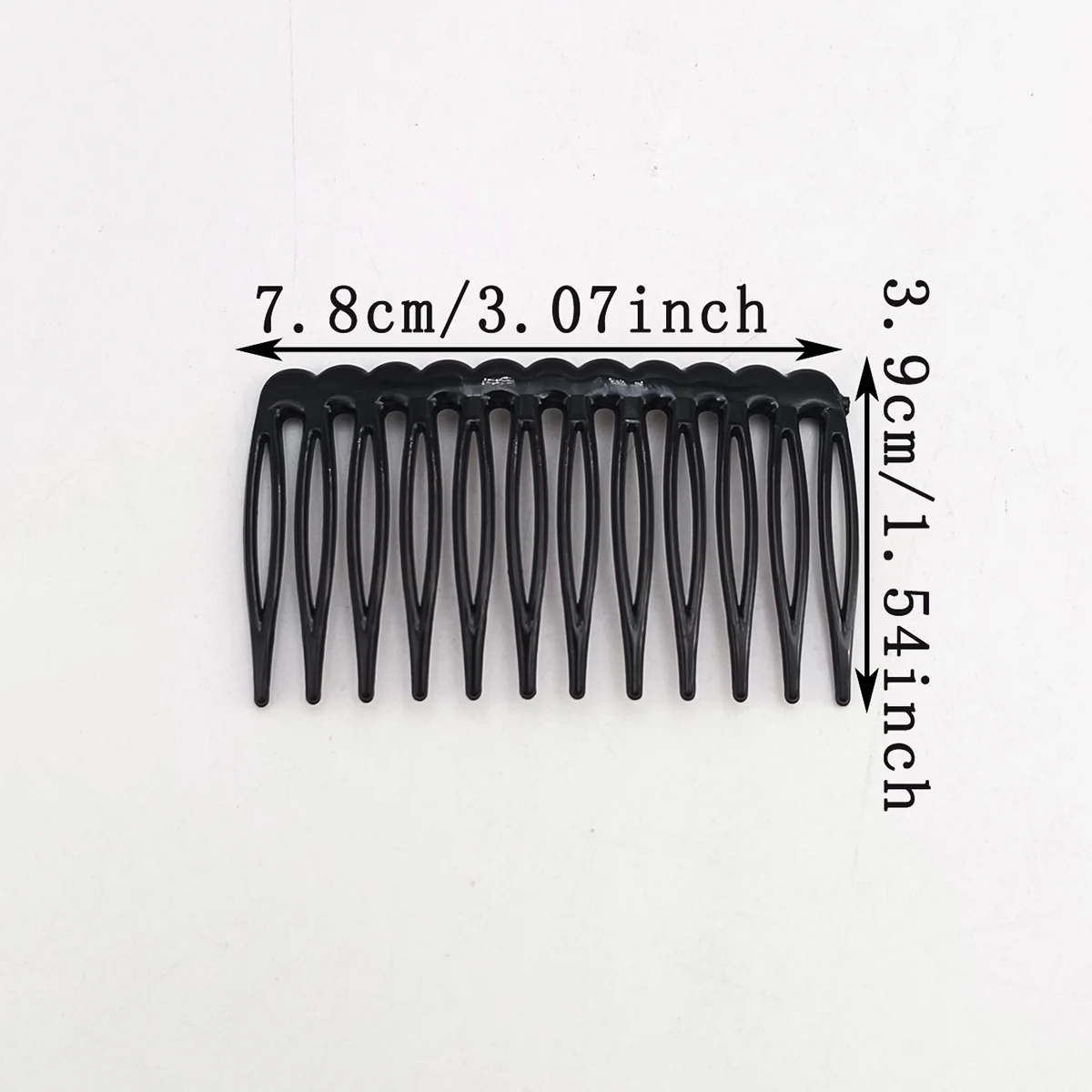 5/20 PCS 12 Teeth Simple Hair Combs Straight Teeth Plastic Hair Accessories Durable French Vintage Weaving Hairpins Women