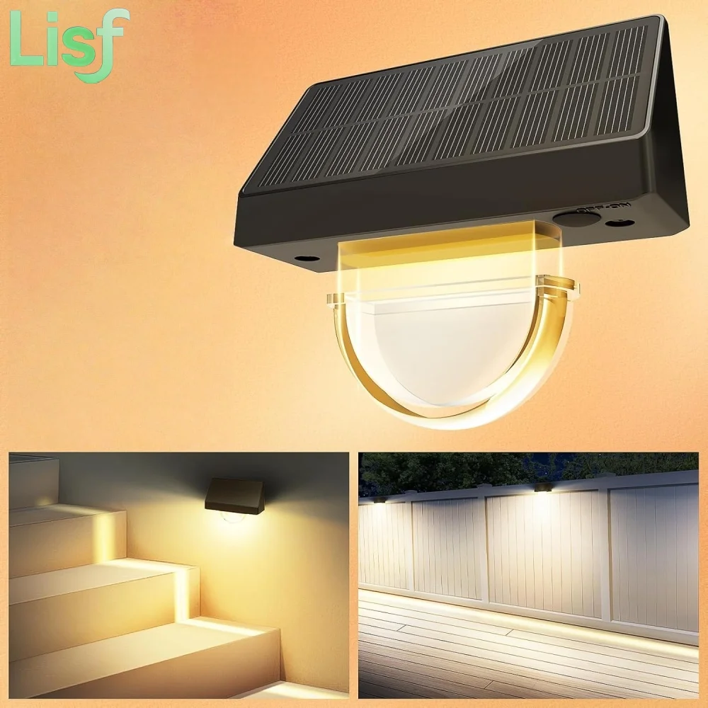 LED Solar Trapverlichting Hek Outdoor Waterdichte Solar Step Lights IP65 voor Muur Achtertuin Veranda Dek Tuin Patio Decor