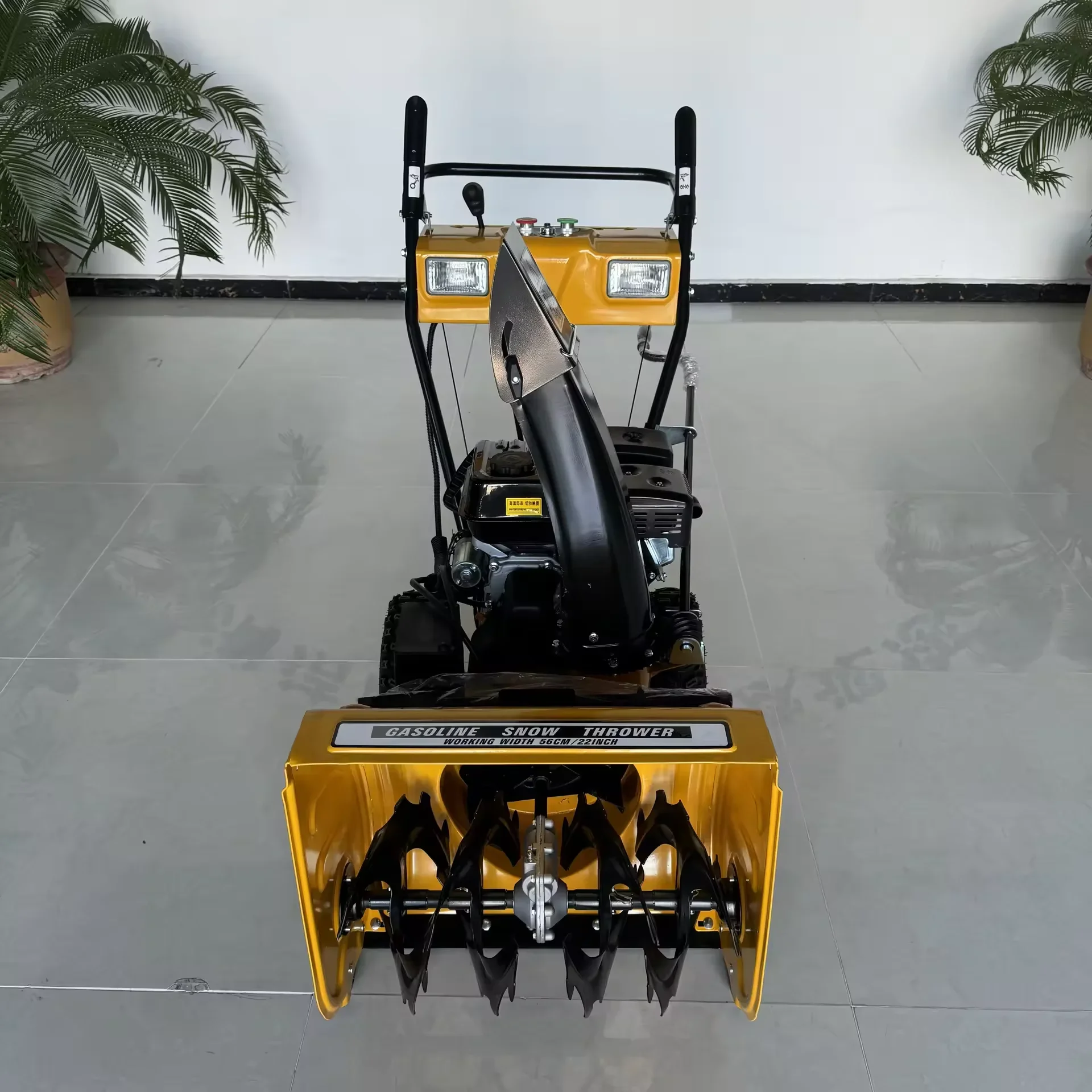 small hand push Snow Removal Equipment road snowplow with Engine small Power