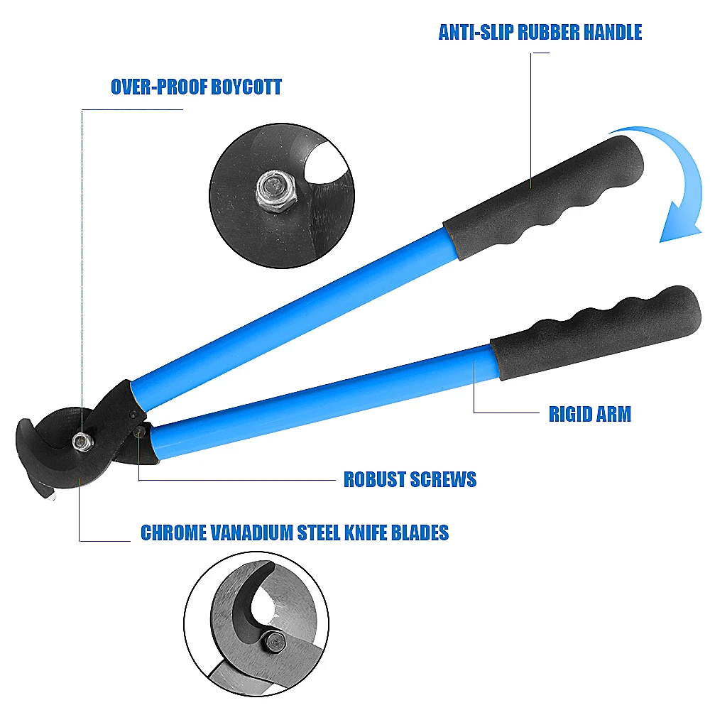 WOZOBUY Rohr Terminal Crimper Hex Crimp Werkzeuge HX-50B Zange 6-50mm2/AWG 10-0 Multitool Batterie Kabelschuh Kabel Hand Werkzeuge – Detail 8