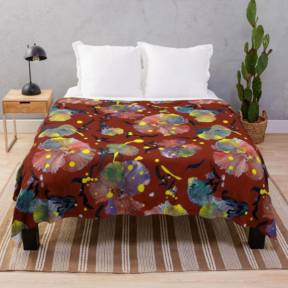 

Cinnamon Garden Throw Blanket