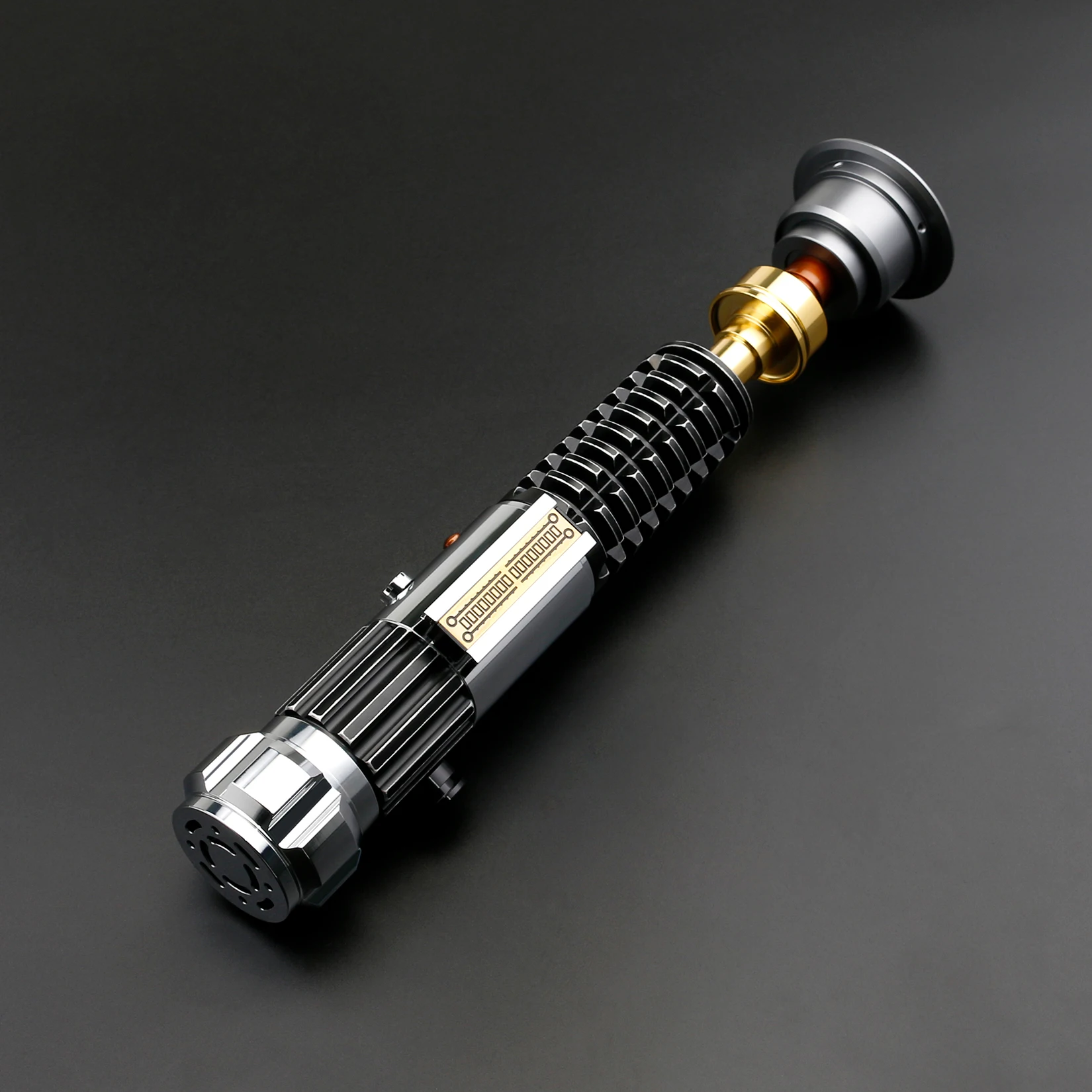 TXQSTUDIO Lightsaber Replica Obi-Wan SDRGB NeoPixel Metal Hilt No Blade