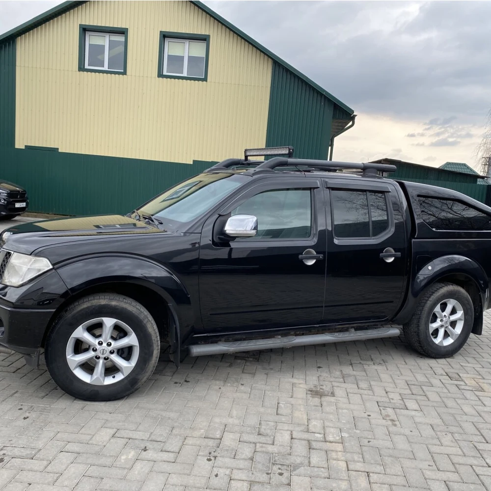 Side Window Deflector Visors For Nissan Navara D40 2006-2010 2011 2012 2013 2014 Weathershields Sun Rain Guard Car Accessories
