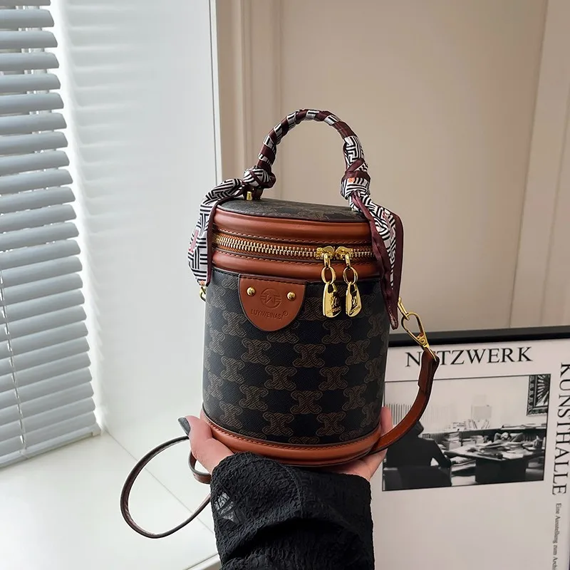 

Popular Women's Leather Messenger Bag Classic Elegant Crossbody Bag Shoulder Bag Luxury Brand Design Mom' Bag