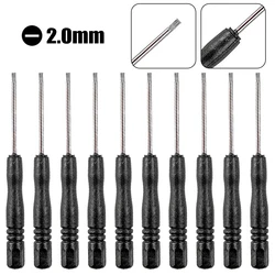 10Pcs Multi-Function Precision Screwdriver Set Small Screwdriver Repair Tool Slotted Cross Screwdrivers 2mm