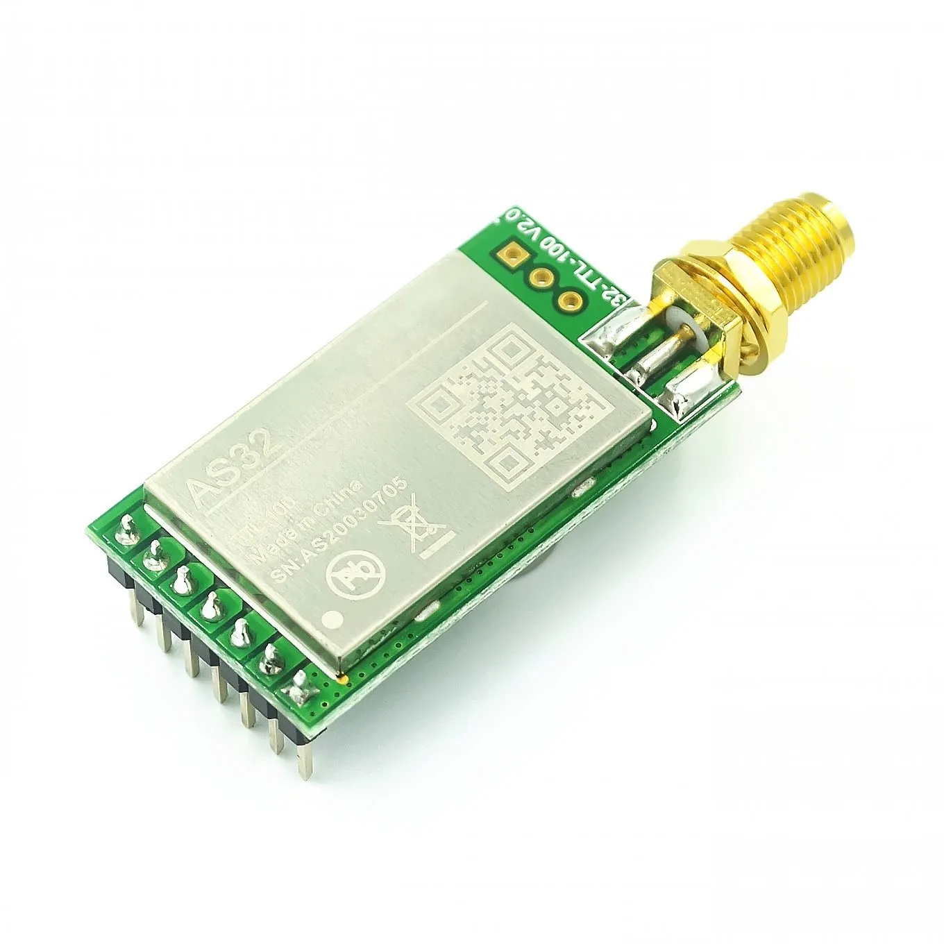 SX1278SX1276 wireless module  433MHZ wireless serial  LORA spread 3000 m  UART interface