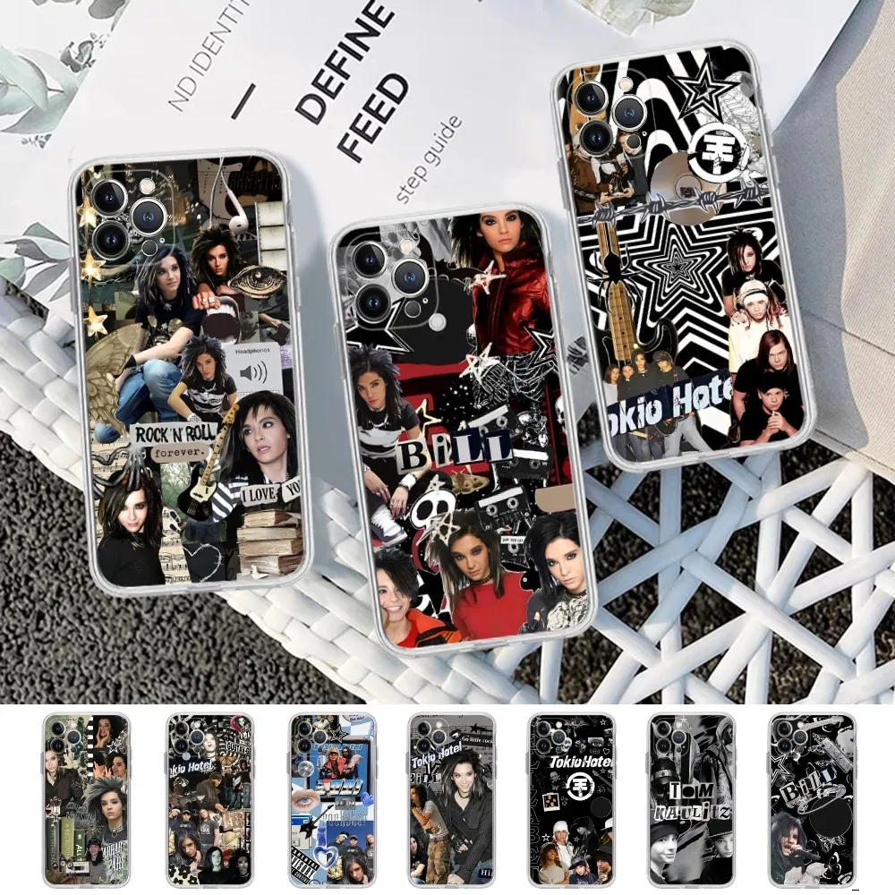 

Singer Tom Bill Kaulitz Tokio Hotel iphone case For iPhone 15 14 11 12 13 Mini Pro XS Cover 6 7 8 Plus X XR SE 2020 Funda Shell