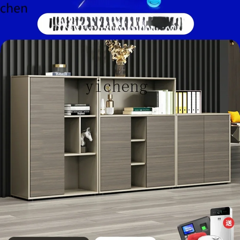 v1   Locker Wooden Filing  Floor Cabinet Printer Storage