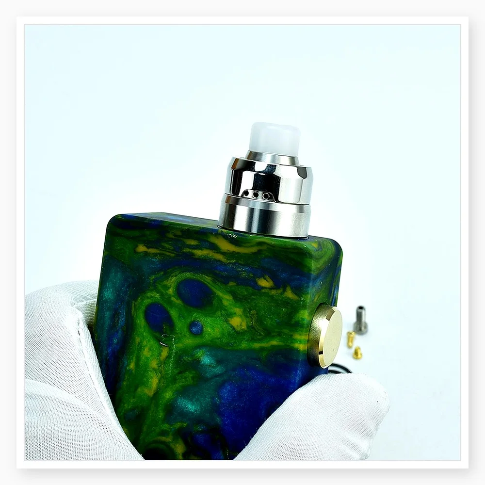 Auco 22mm RDA Style 316SS Rebuildable Dripping Atomizer with BF Pin for Single Coils - Versatile Hadaly Comparison