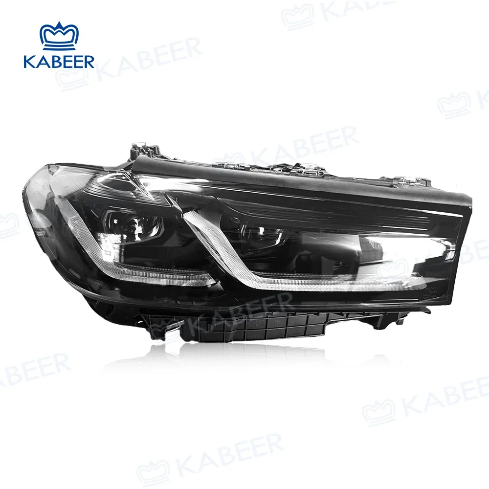 

Modified Car Headlights Upgrade Full Light Emitting Diode Car Lights Suitable for BMW 5 Series G30 G38 F80 F90 Black Style