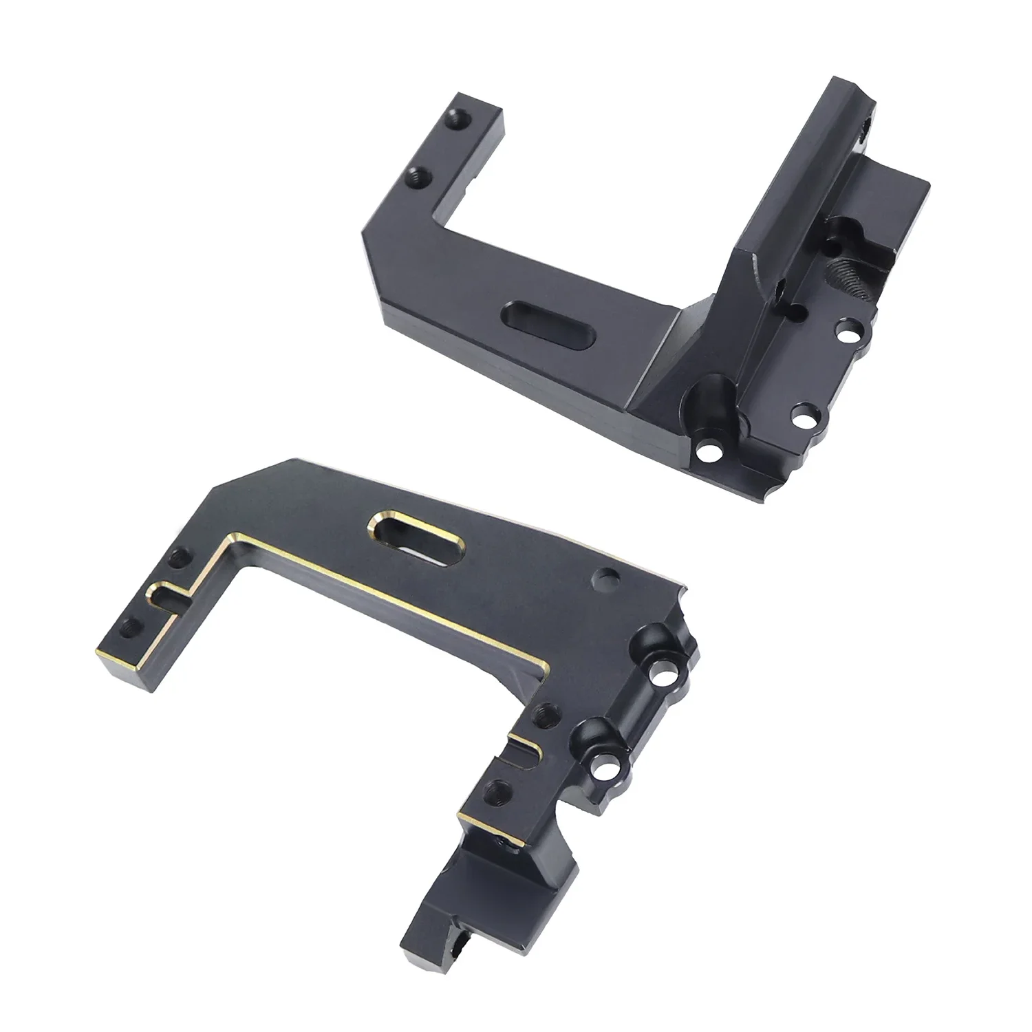 

Heavy Duty H10 Brass Servo Mount Servo Bracket For 1/10 RC Crawler Car Vanquish H10 Optic Replace Stock RC Upgrade Part