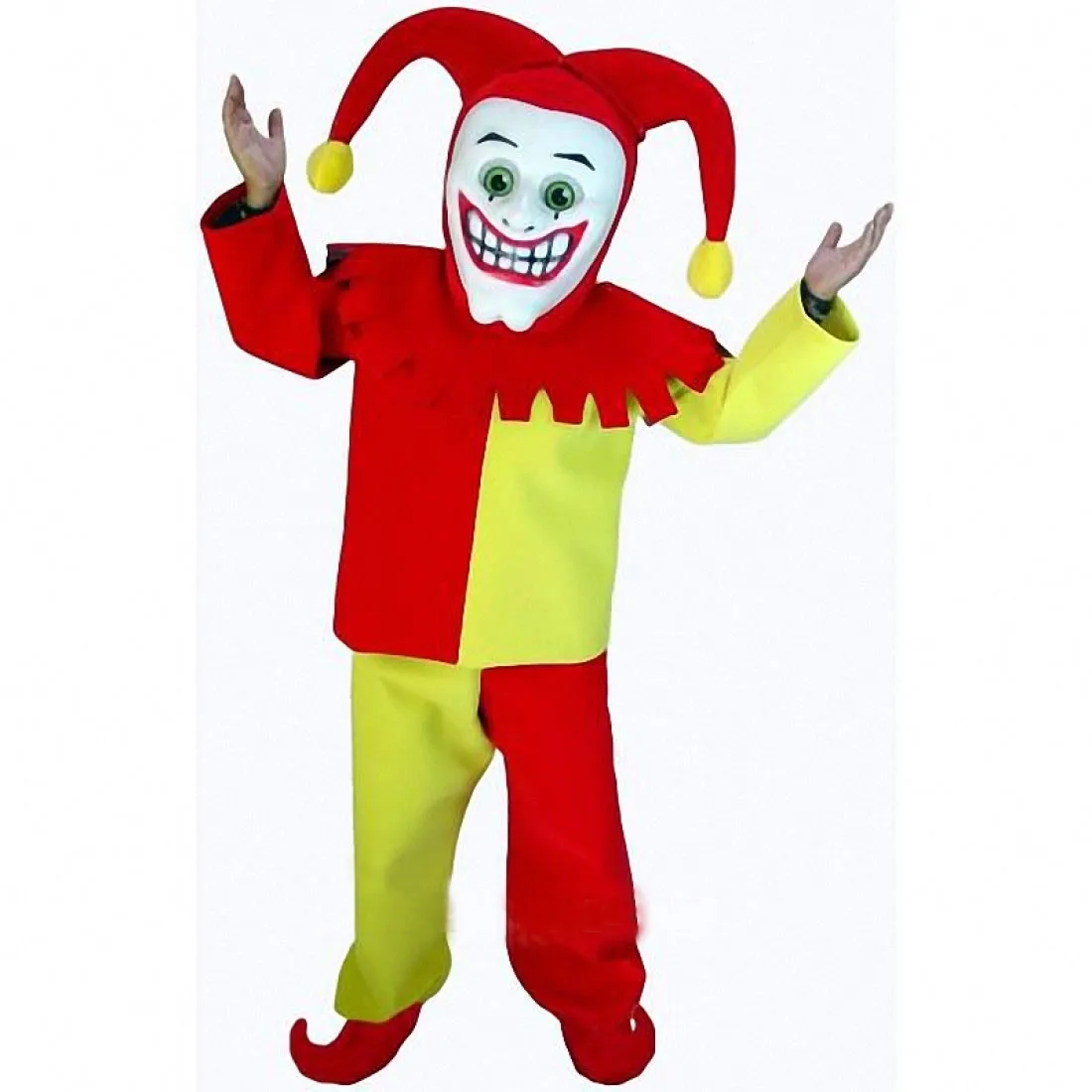 Nouveau Costume de Mascotte Joker Personnalisé, Thème Clown Amusant, Déguisement de Dessin Animé, Kits de Costumes de Mascotte pour Carnaval, Fêtes et Bénéficaisons