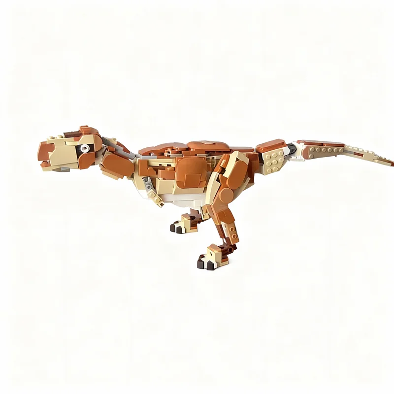 

NEW 454PCS MOC Creative Model Tyrannosaurus Captain Brenin DIY Ideas Assembly Building Blocks Birthday Gift Display Building Set