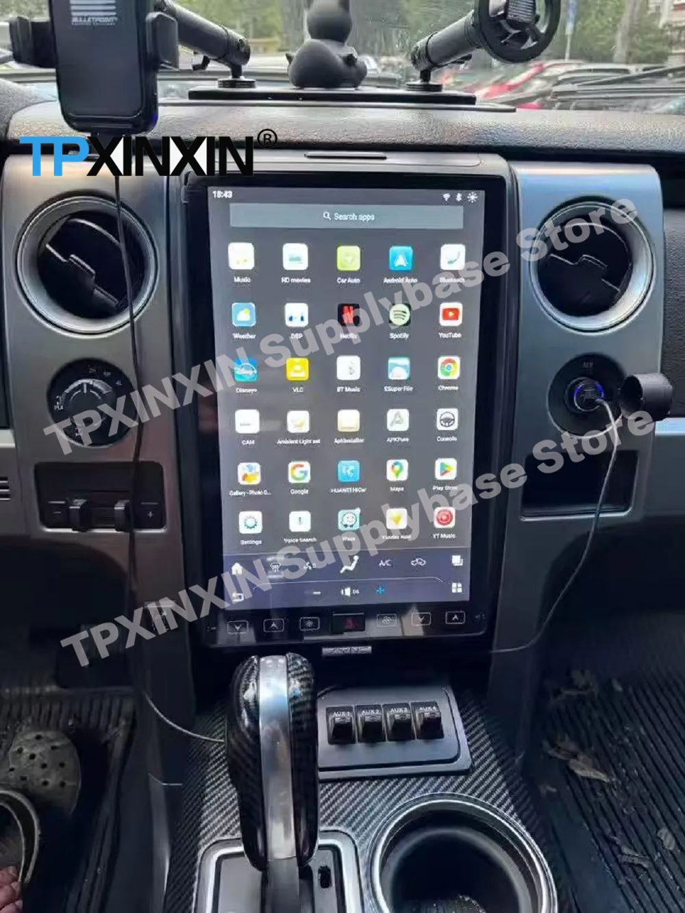 SYNC 1 SYNC 2 SYNC 3 Android 13 For Ford F150 Raptor 2009-2014 Car Radio GPS Navigation Multimedia Auto Carplay 128GB Head Unit