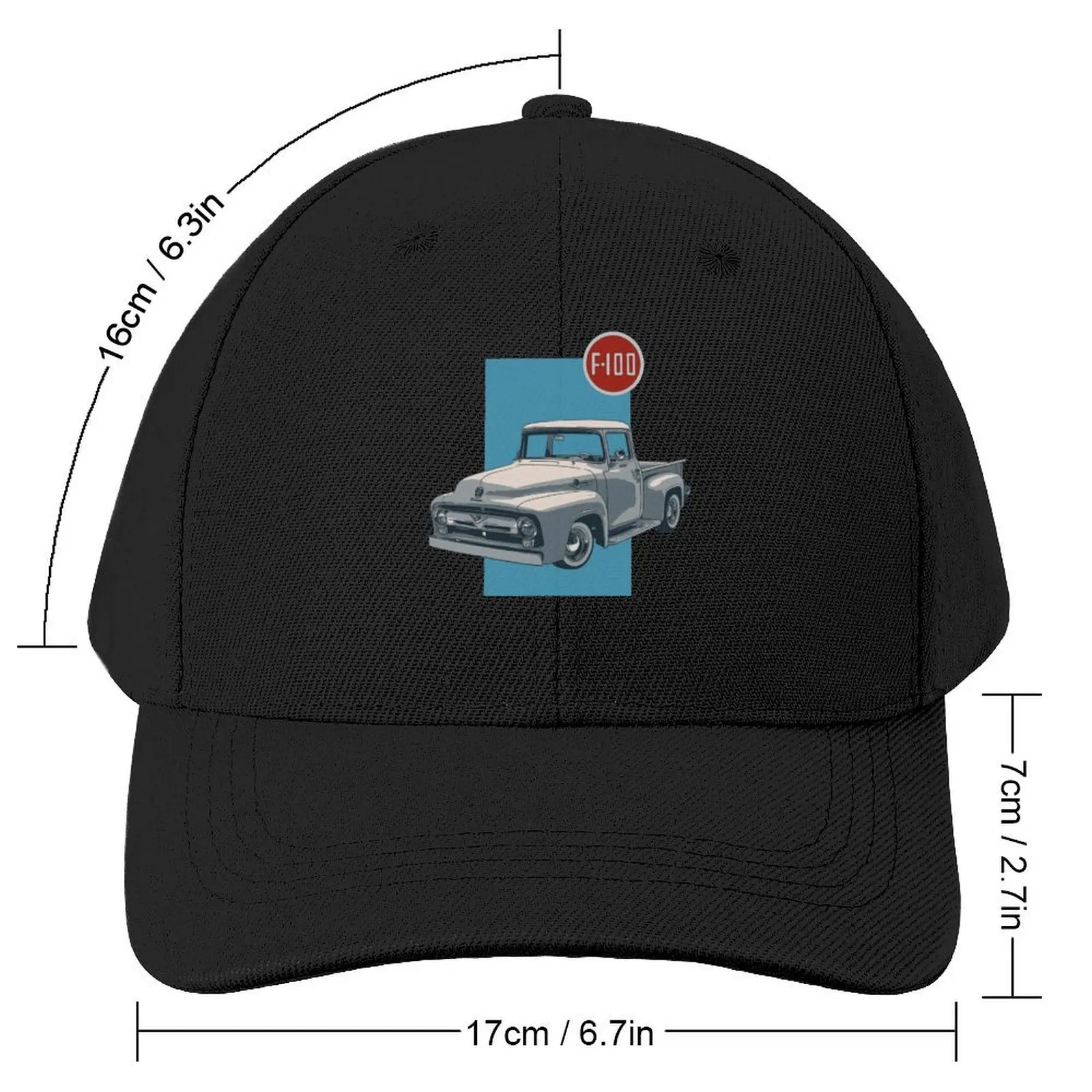 Ford F100 Baseball Cap Snap Back Hat Mountaineering New In The Hat Sun Hats For Women Men's