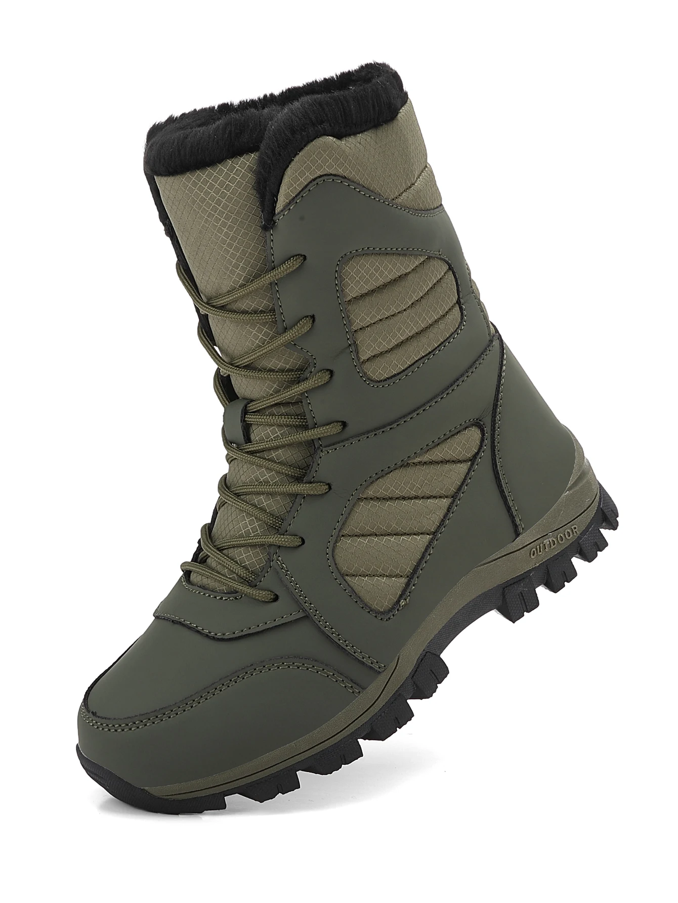 

Snow Boots for Couples, 2025 Winter New Style, Fleece-Lined, Thickened, Warm, Thick-Soled, Height-Increasing Short Boots