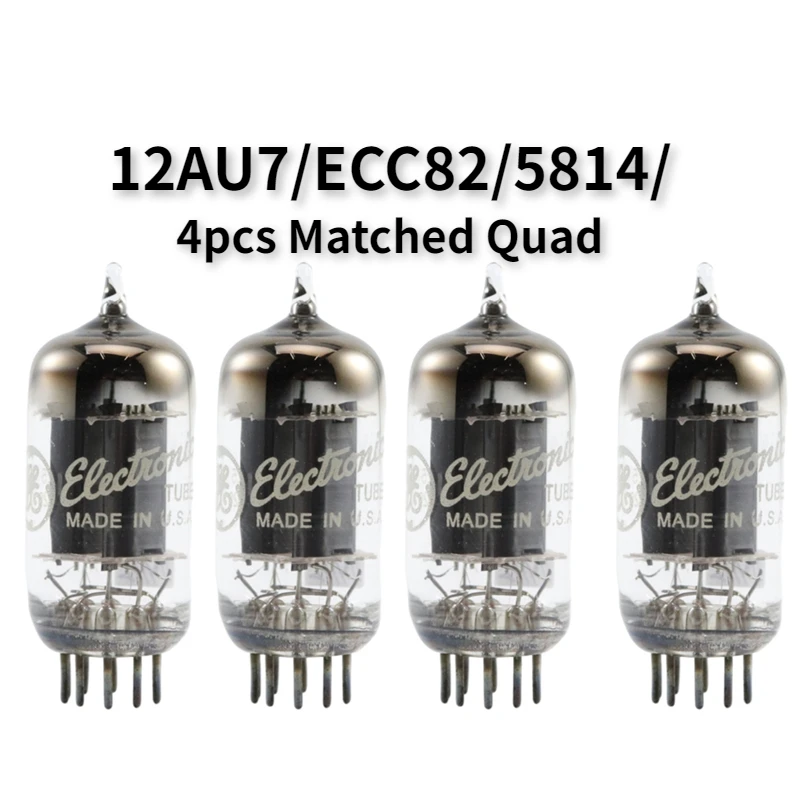 Selected Matching GE 12AU7/ECC82/5814/D Ring Long Pit Screen 12au7 Electronic Tube Tube Amplifier