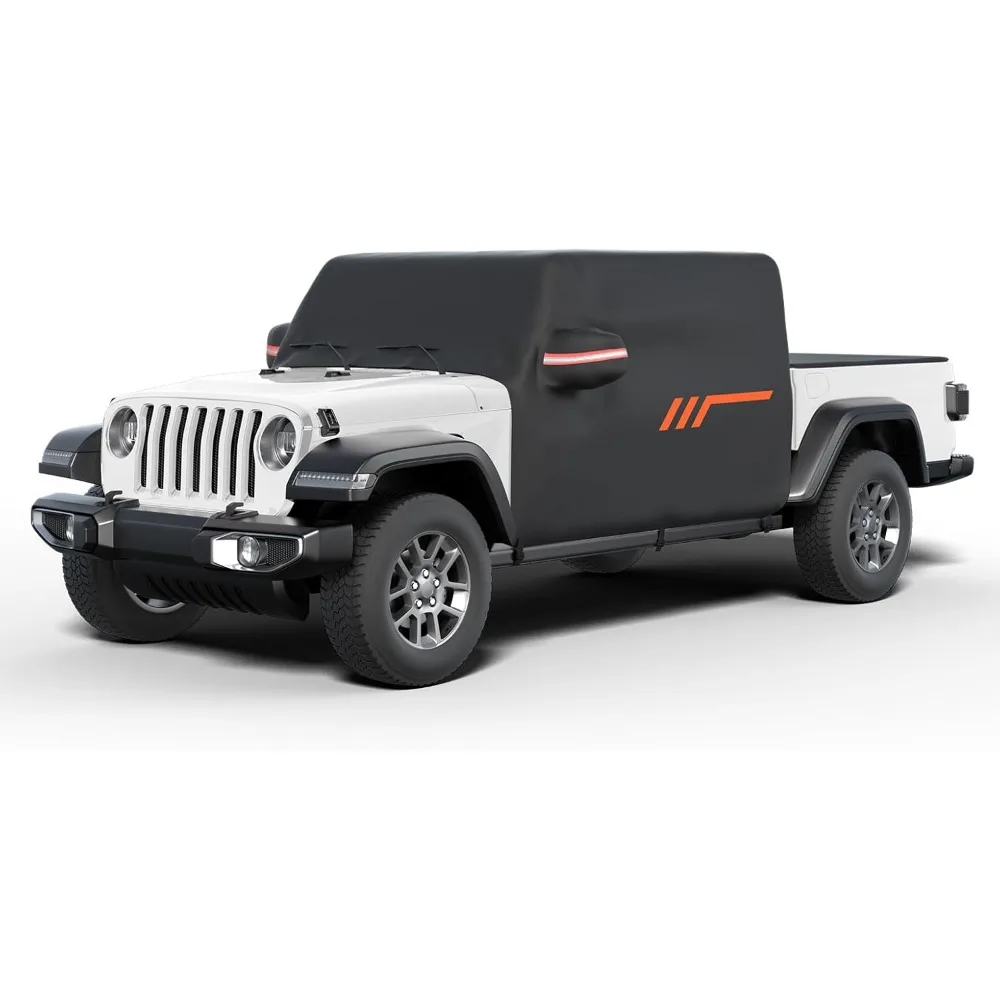 

Waterproof Windproof All Weather Car Cover for Gladiator JT 2020-2026, Scratch Resistant Auto Protection