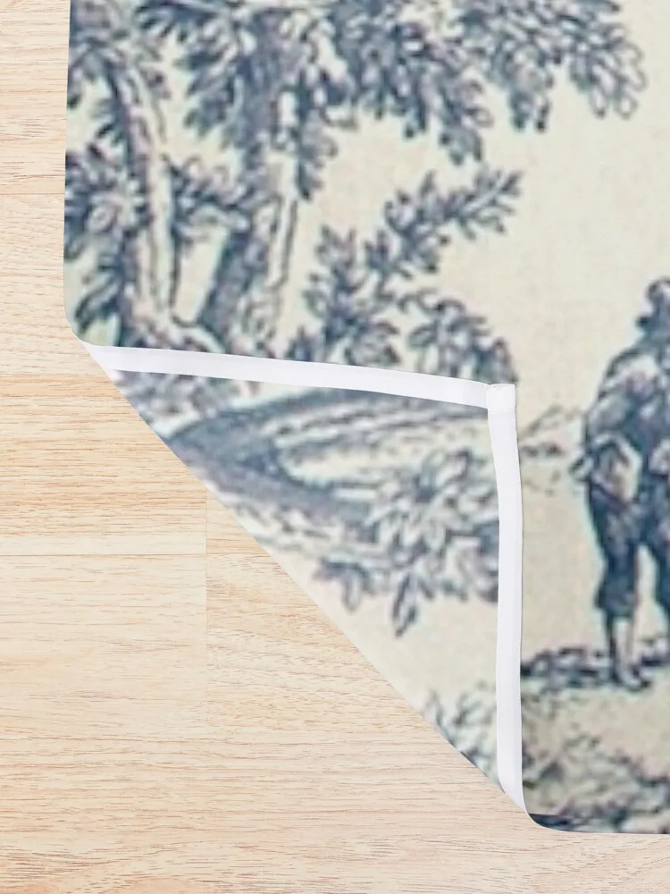 Toile de Jouy Number Shower Curtain Curtain For Bathroom Shower Bath Curtains