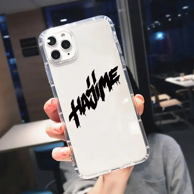 Hajime MiyaGi Andy Panda Phone Case for IPhone 13 Mini XS XR XS MAX 7 8 14 Plus 11 12 Clear Fundas for Iphone 15 Pro Max Covers