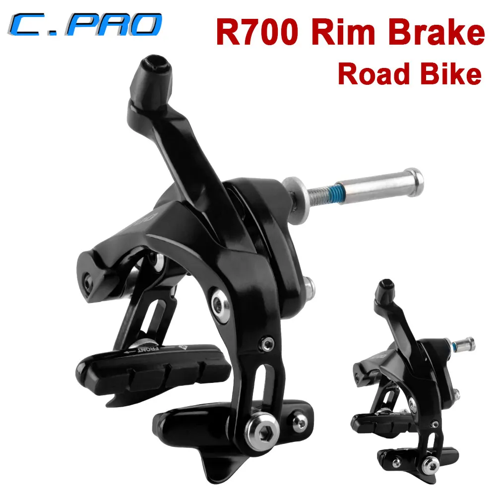 Juego de frenos de llanta de bicicleta de carretera c-pro, pinza de doble pivote, potencia de parada precisa para frenos delanteros y traseros Shimano 105 R7000 Ultegra R8000
