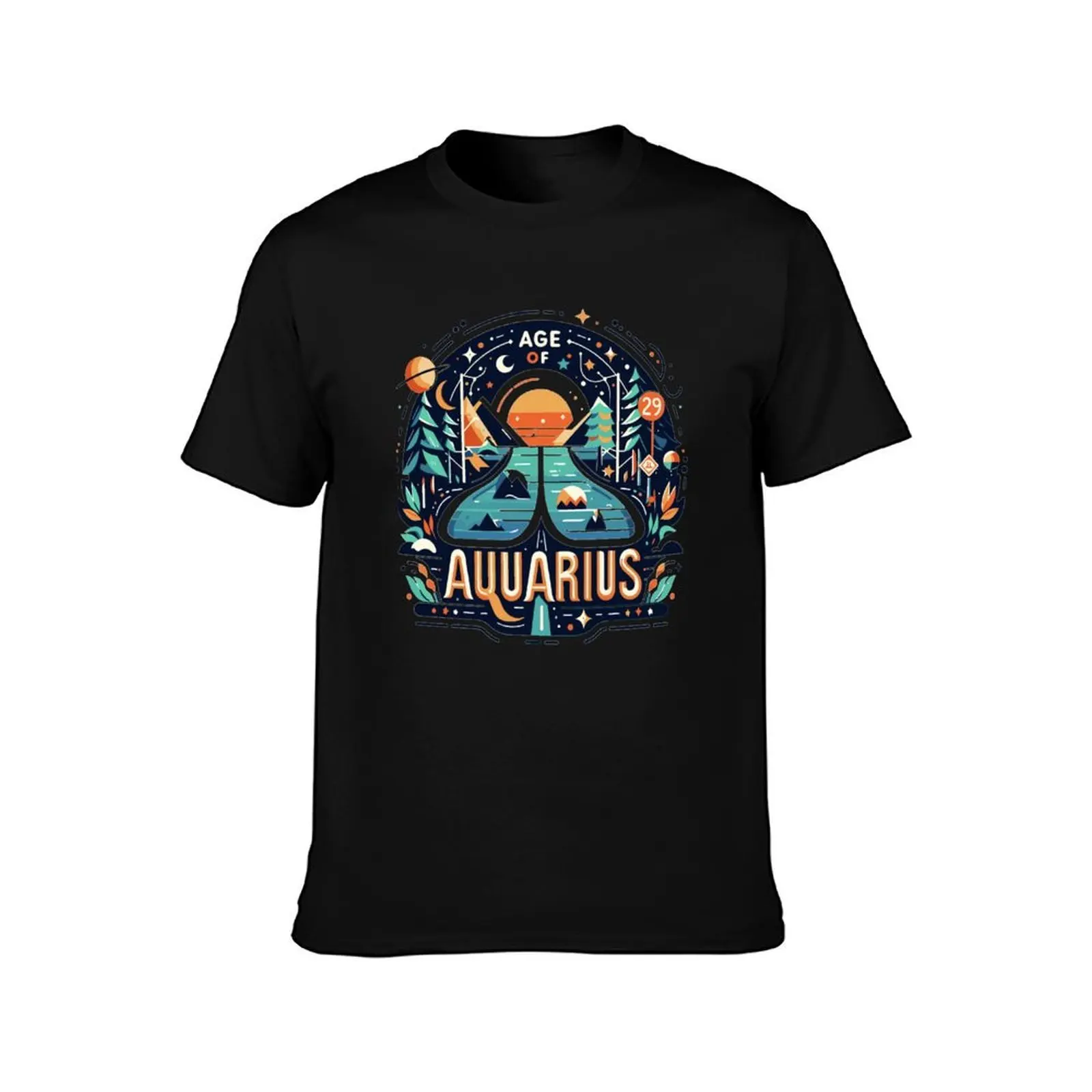 the Age of Aquarius Men T Shirt cotton t shirt pack