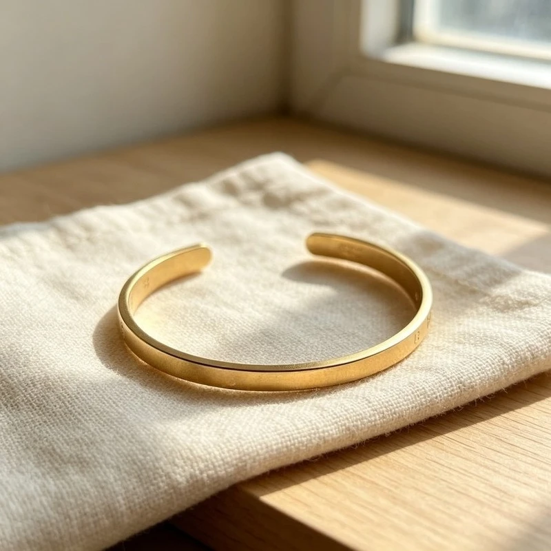 Classic Gold Digital Calendar Bracelet Men and Women Fine Opening Simple Fashion Personalized Bracelet Accessories