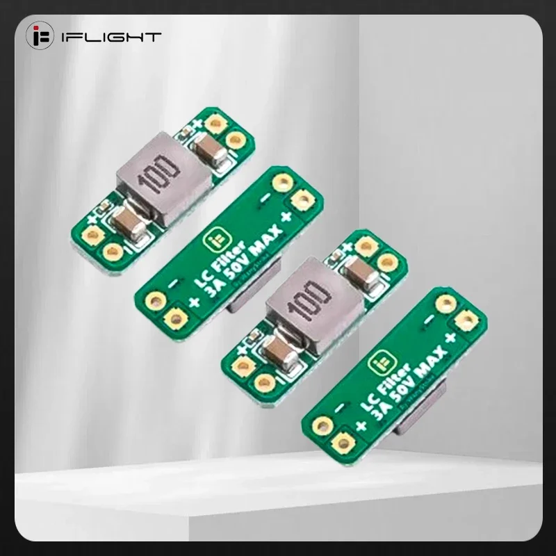 4PCS IFlight LC Filter Module 3A 5-30V Built-in Reverse Polarity Protection for RC FPV Freestyle Drone