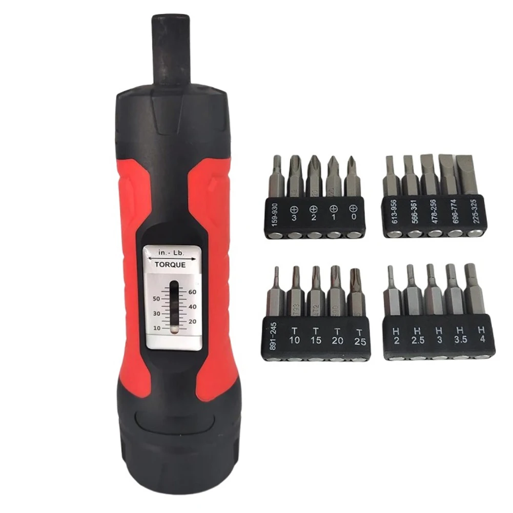 Imagem -04 - Manual Preconjunto Torque Driver Chave de Fenda Non-slip Drive Wrench Non-slip Punho Ergonômico Chave Elétrica 1065in. lb