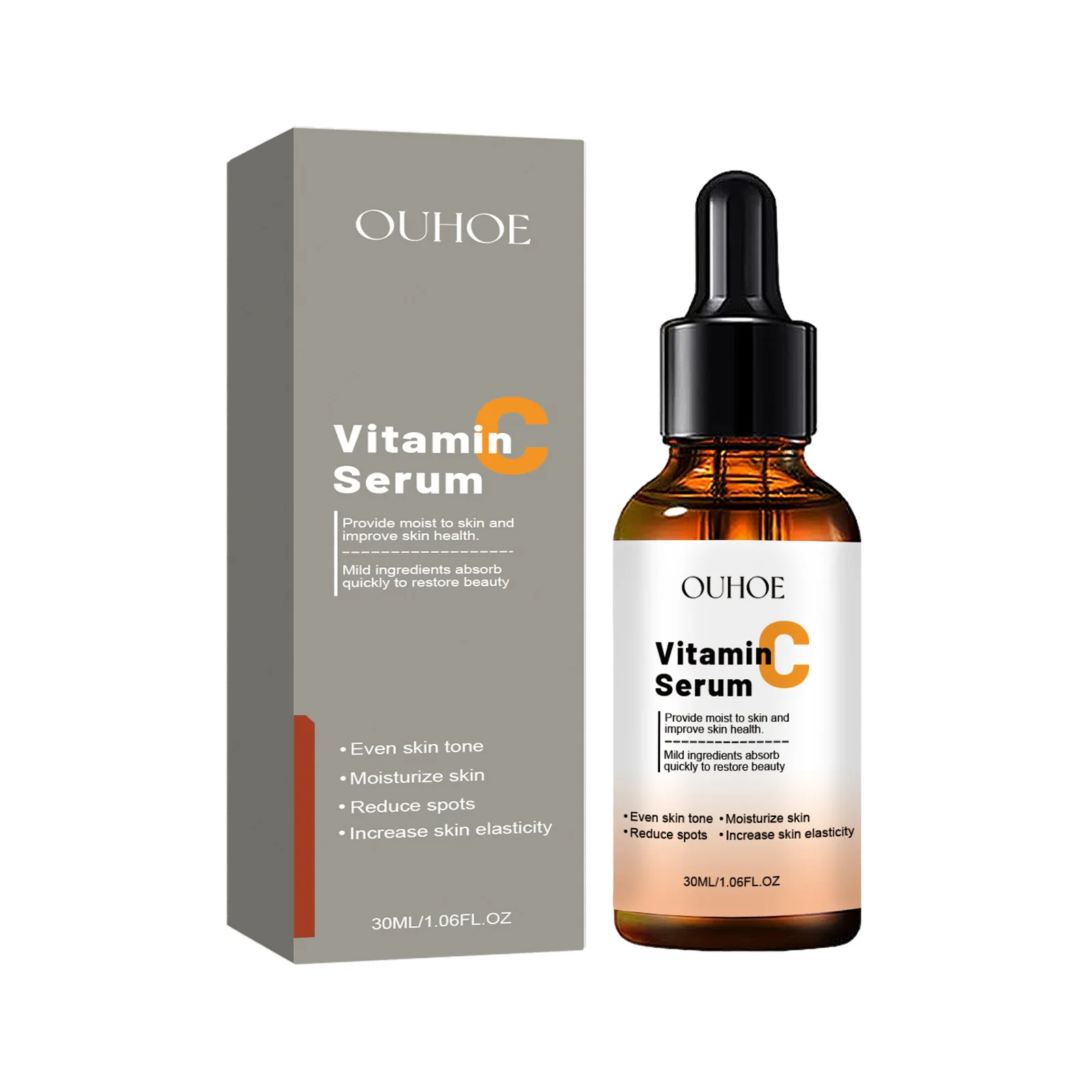 Anti Aging Facial Serum Vitamin C Reduce Fine Lines Forehead Wrinkles Moisturizing Smoothing Skin Repairing Firming Face Serum