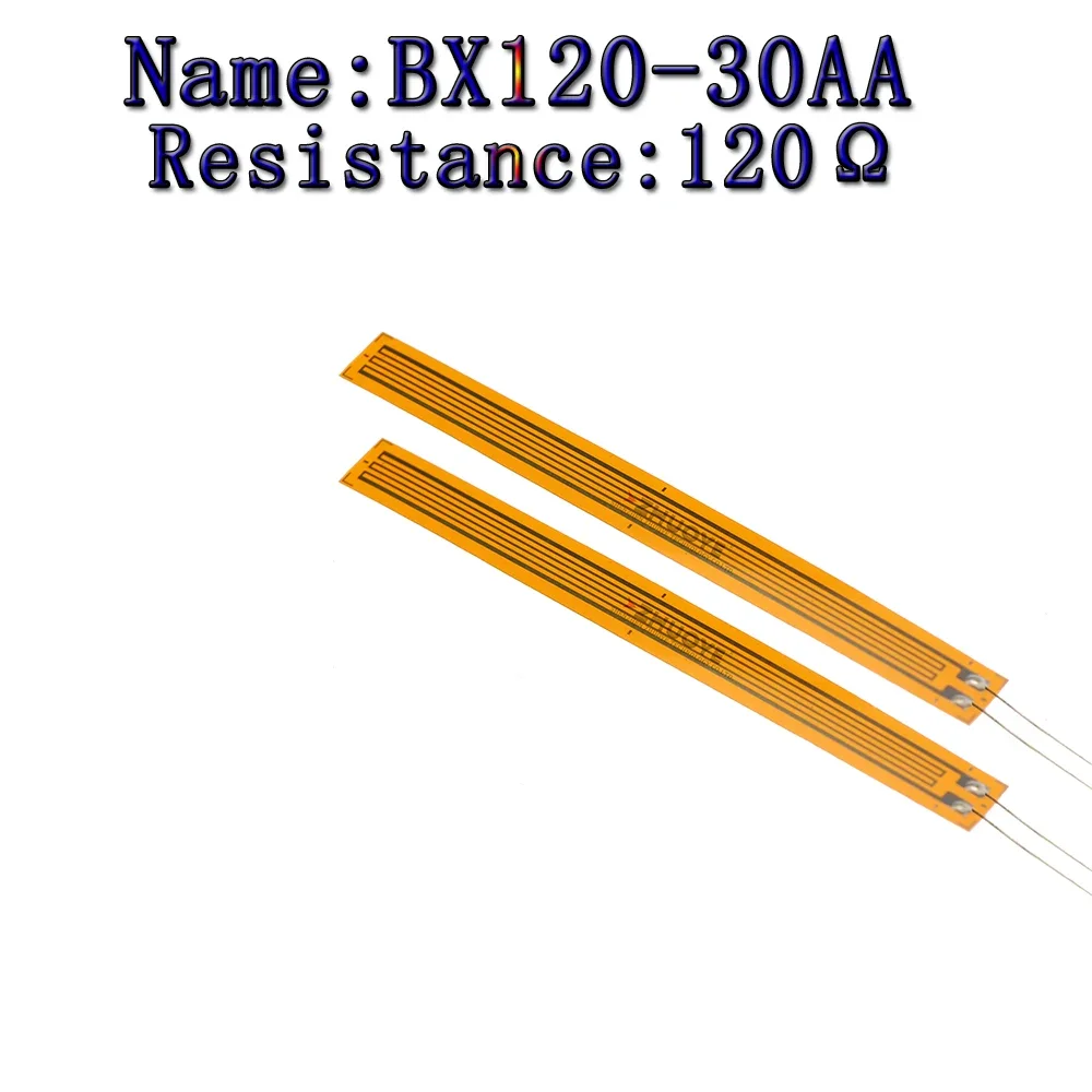 10PCS Strain GaugeBX120-20/30/50/80/100AA resistance high-precision resistance 120Ω Weighing pressure/weighing sensor