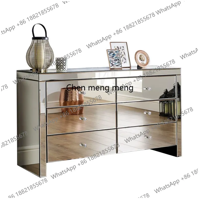 European mirror furniture, fashionable decorative cabinets, post-modern porch cabinets, drawers, lockers