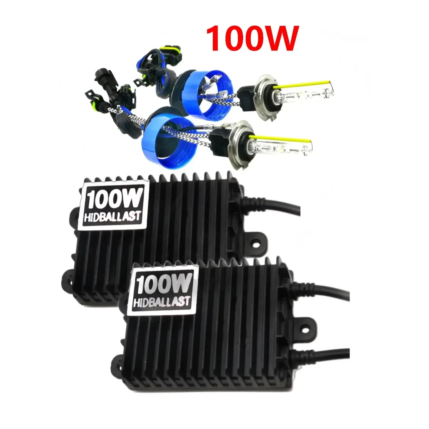 Super 100W Kits H1 H3 H7 H11 H8 H9 9012 hir2 d2s d2h Fast Bright Reactors HB3 HB4 D2H Xenon Globes 12V AC  Cars HID Headlights