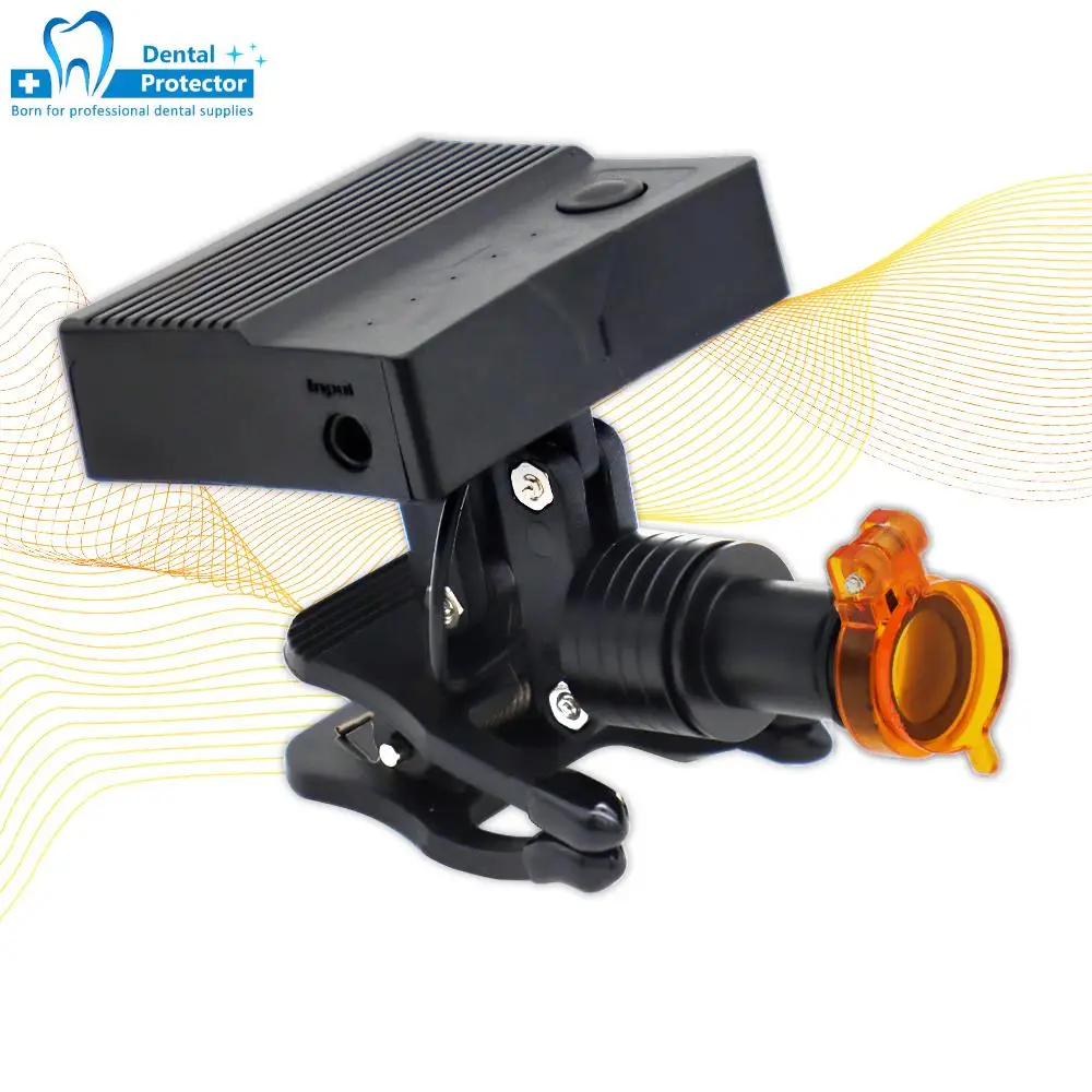 New Wireless 5W Headlight Headlamp Portable With Optical Filter For Dental Loupes Lab Medical Magnifier Magnification Binocular