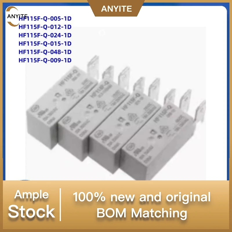 NEW 10Pcs/LoT      HF115F-Q-015-1D   HF115F-Q-009-1D   115F-Q-005-1D HF115F-Q-012-1D HF115F-Q-024-1D  HF115F-Q-048-1D 20A