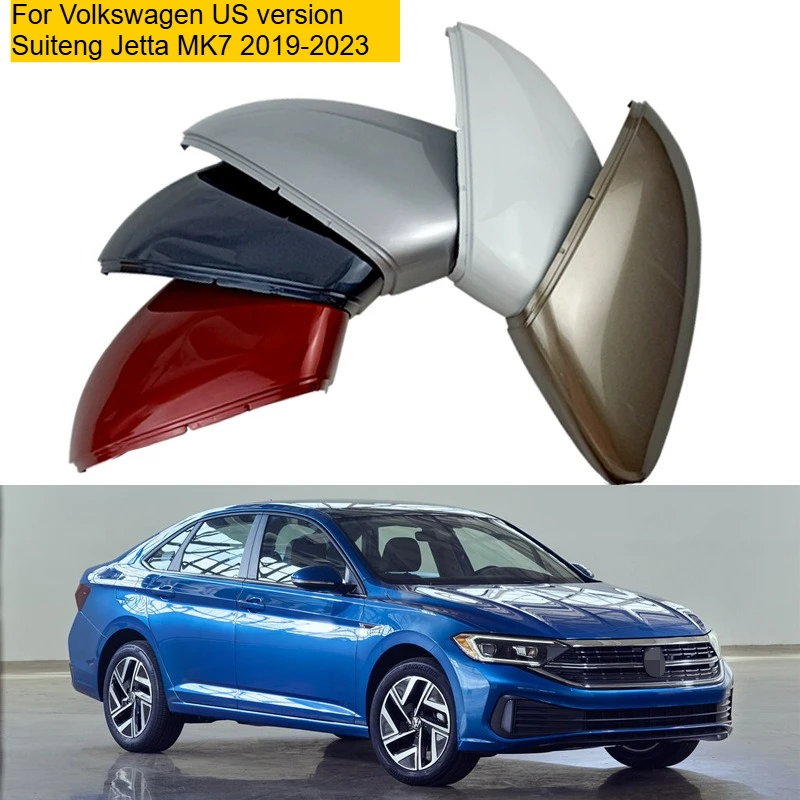 For Volkswagen US version Suiteng Jetta MK7 2019 2010-2023, rearview mirror shell reversing mirror cover replacement exterior
