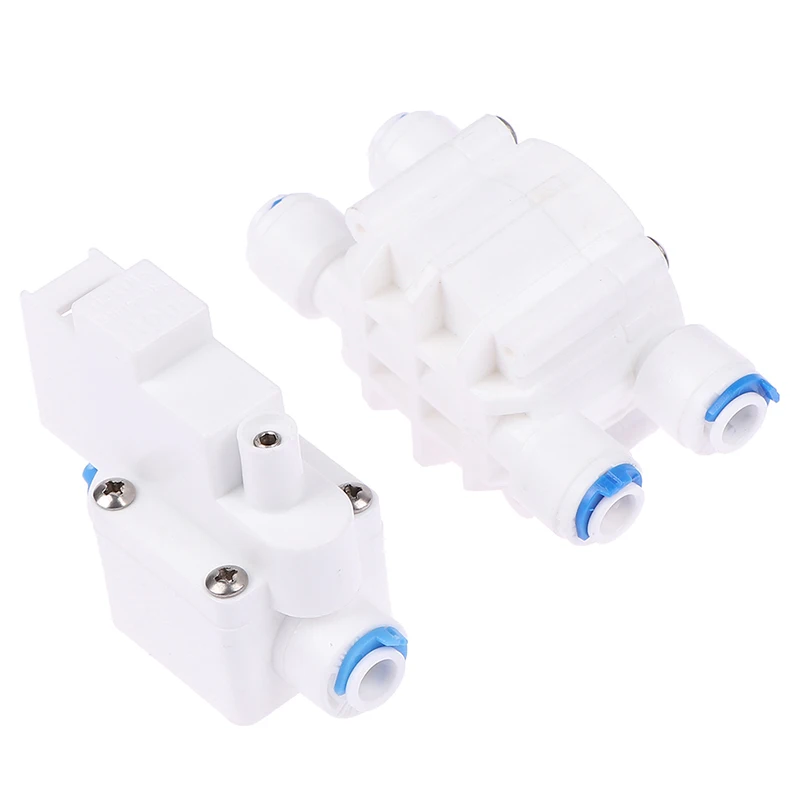 RO Water Tank High / Low Pressure Switch Normally Closed / Open 1/4" OD Hose Connection For Reverse Osmosis System Pump Motor