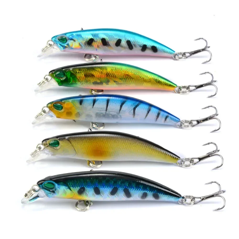 2025 New 6.5CM 5G Laser Fishing Lure Hooks Fish Wobbler Tackle Carbon Steel Fishhooks Artificial Japan Hard Bait Swimbait Tools