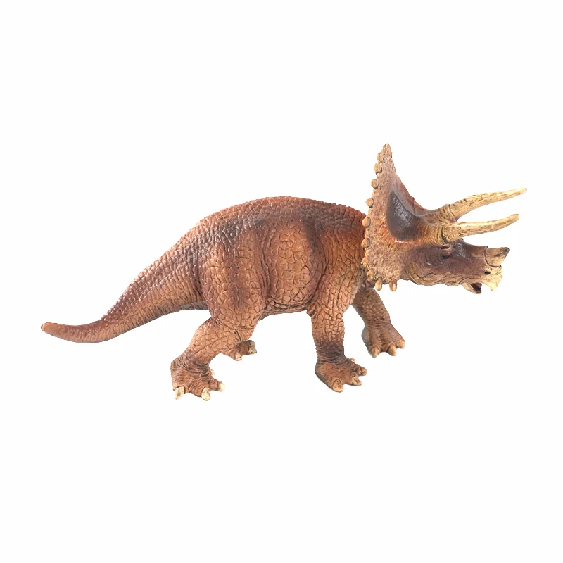 Boy Toy Dinosaur Simulation Model Action Figure PVC Tyrannosaurus Rex Triceratops Souvenir Ornament