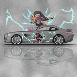 Shihouin Yoruichi Anime Car Body Stickers Itasha Vinyl Car Side Decal Sticker Premium Vinyl Sticker Customize Car Body Wraps