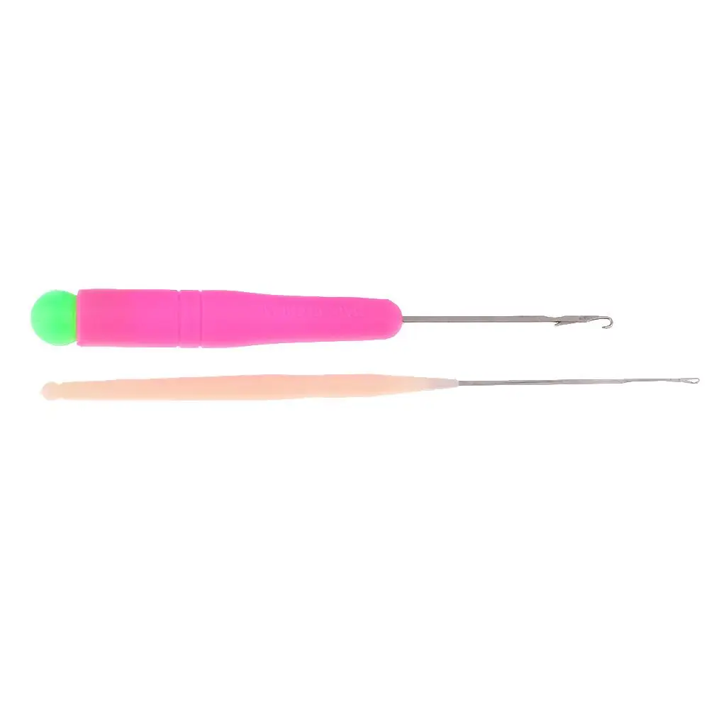 Professional Crochet Knitting Set Latch Hook Needle Multicolor Set for Weaving Rugs Dreadlock Maintaining and Hair Extending