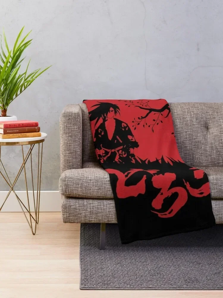 Dororo Throw Blanket valentine gift ideas wednesday Plaid on the sofa Hair Blankets