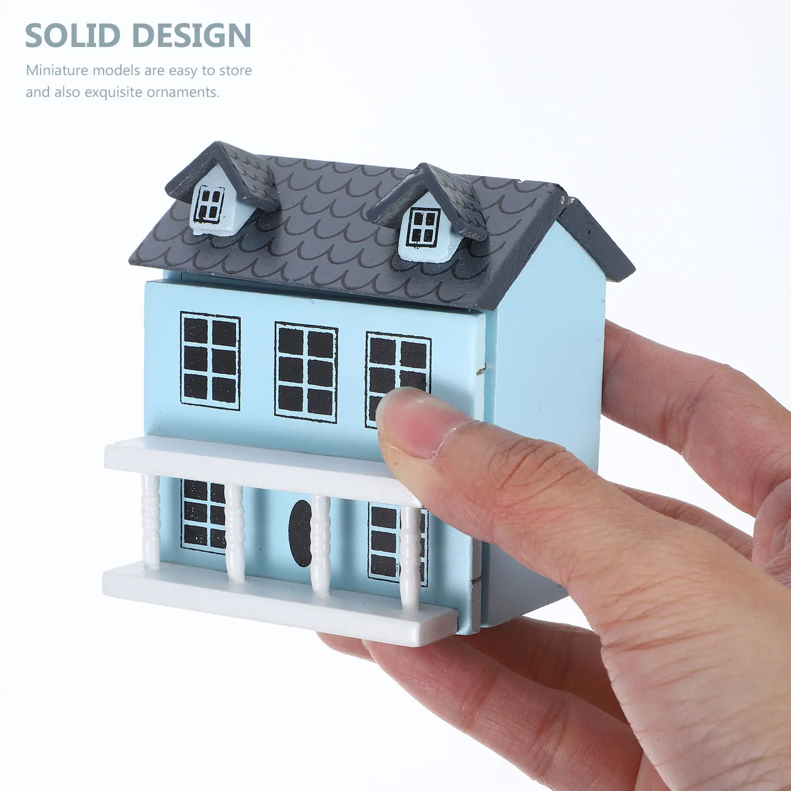 

Miniature House Shaped 1:12 Scale Mini House Dollhouse Furniture Prop Accessories Creative Cute Miniature Decor for Living Room