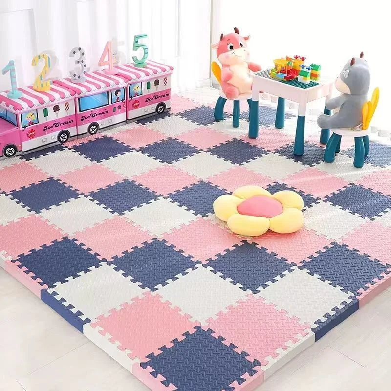 play mat Baby Foam Crawling Mat Children EVA Educational Toys Kids Soft Floor Game Mat Chain Fitness Brick Gym Game Carpet 1cm