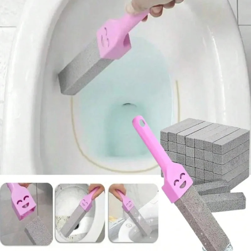 

Щетка для унитаза, пемзовая палочка для чистки, мощное средство для удаления желтых пятен и ржавчины, инструмент для гигиены ванной комнаты, прочный и долговечный.