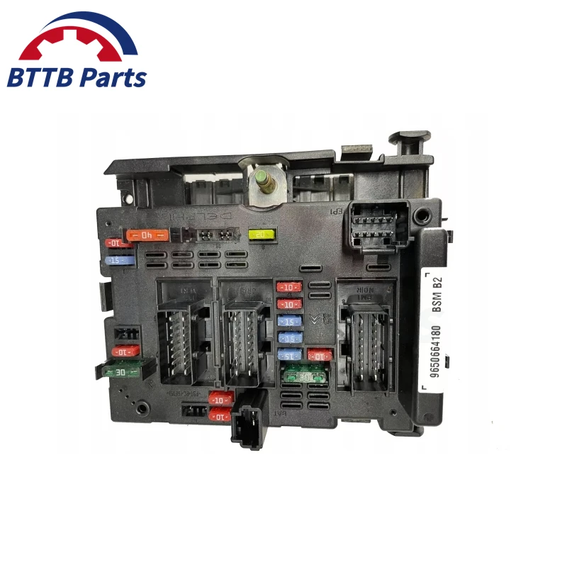 

9650664180 BSM BSI B2 For Peugeot 307 406 807 206 Citroen C3 C5 C8 Xsara 1999-2012 Fuse Box Assembly