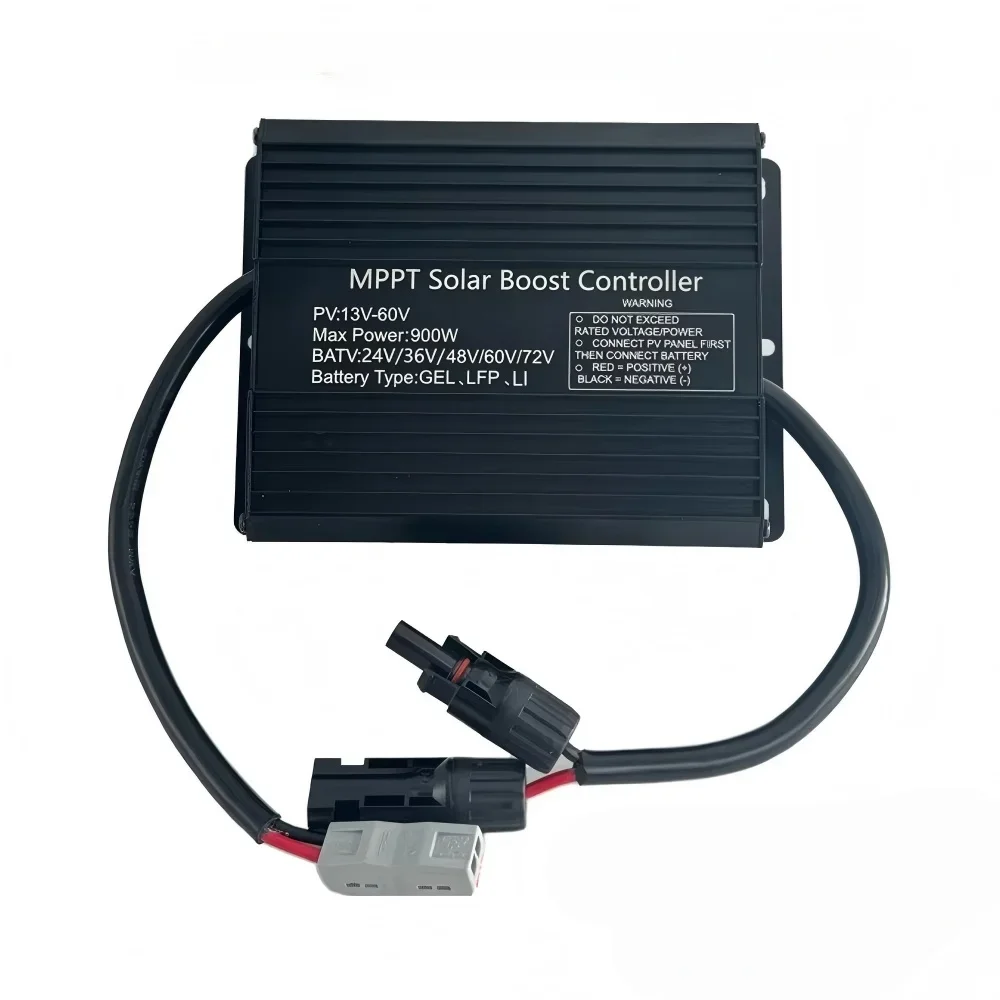 MPPT 1000W Boost Solar Charging Controller 18V Input 24V 36V 48V 60V 72V for Motorhome RV Golf Cart