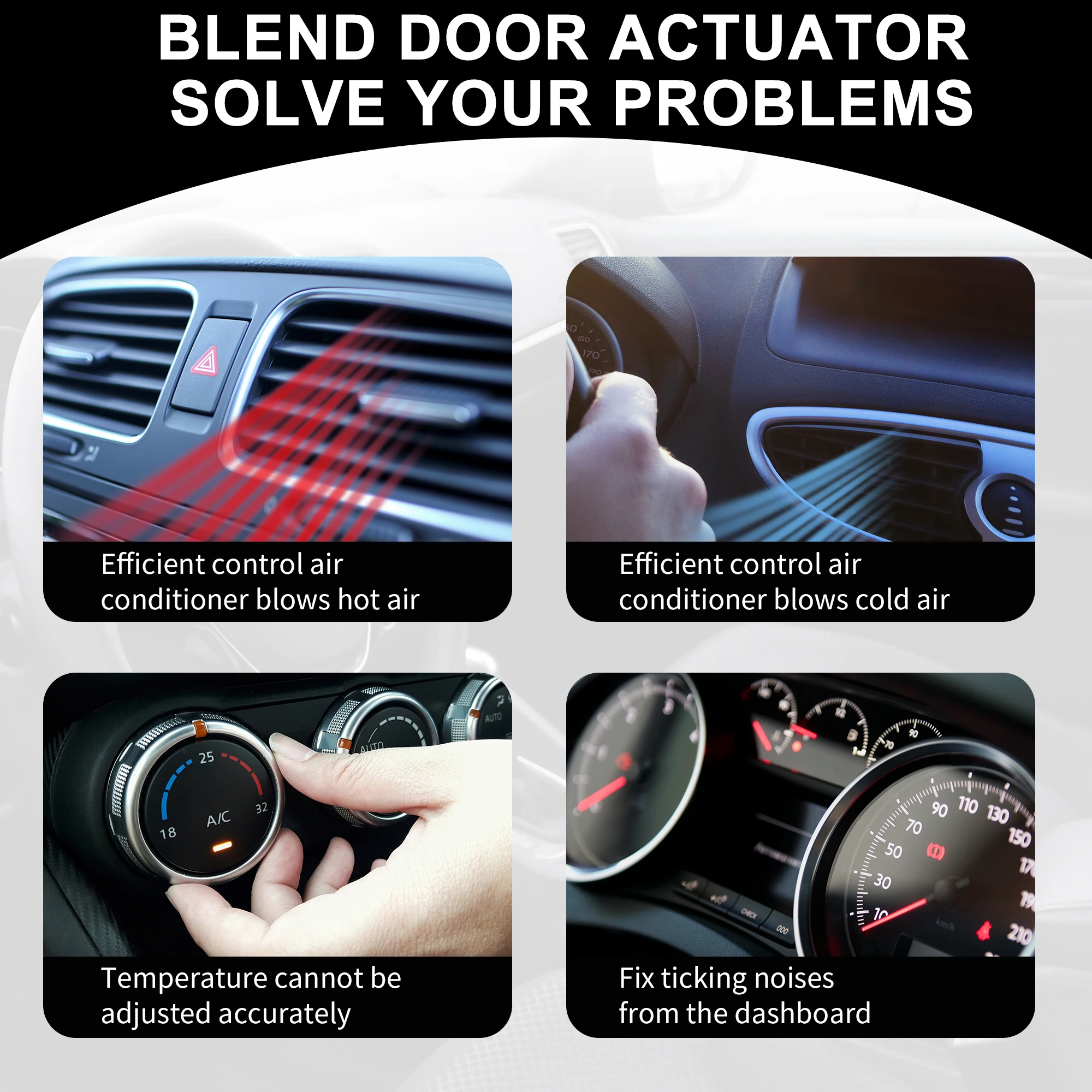 

UXCELL 2 шт. No 79160SDAA01 Привод двери смеси обогревателя HVAC для Honda Accord 2003-2007