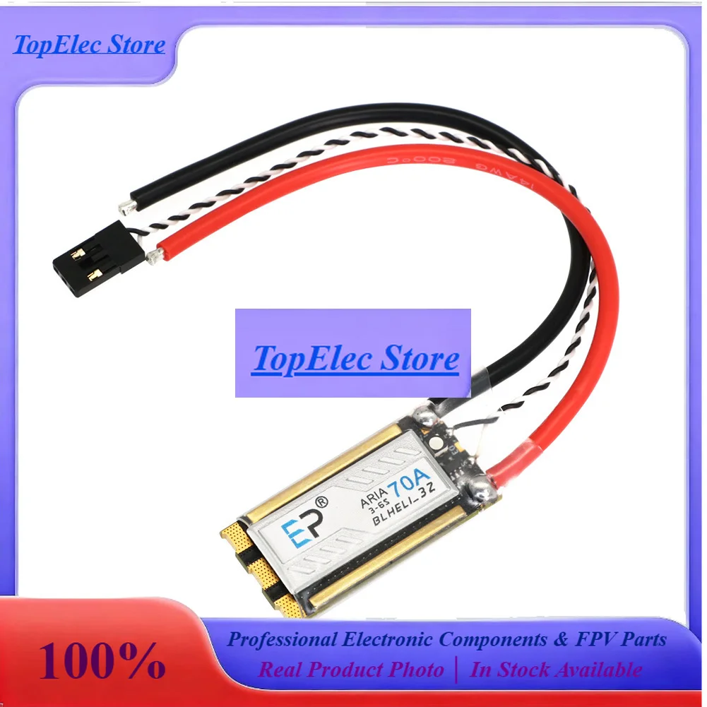 ToPssEP Aria AM32 APE 70A 70amp Single Brushless ESC 3-6S Current Meter Sensor For RC Crawler Airplane FPV DIY RC Parts