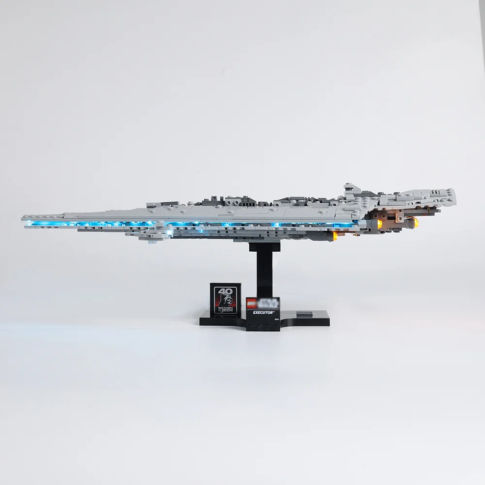 EASYLITE Led Light Set Para 75356 Guerras Executor Super Star Destroyer Collectible DIY Brinquedos Blocos Bricks Lighting Kit Nenhum modelo